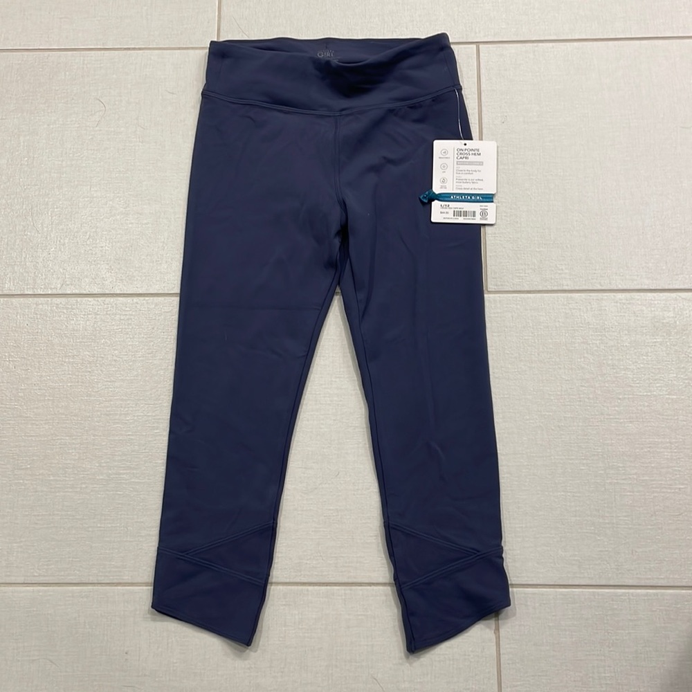Athleta Girl On Pointe Cross Hem Capri